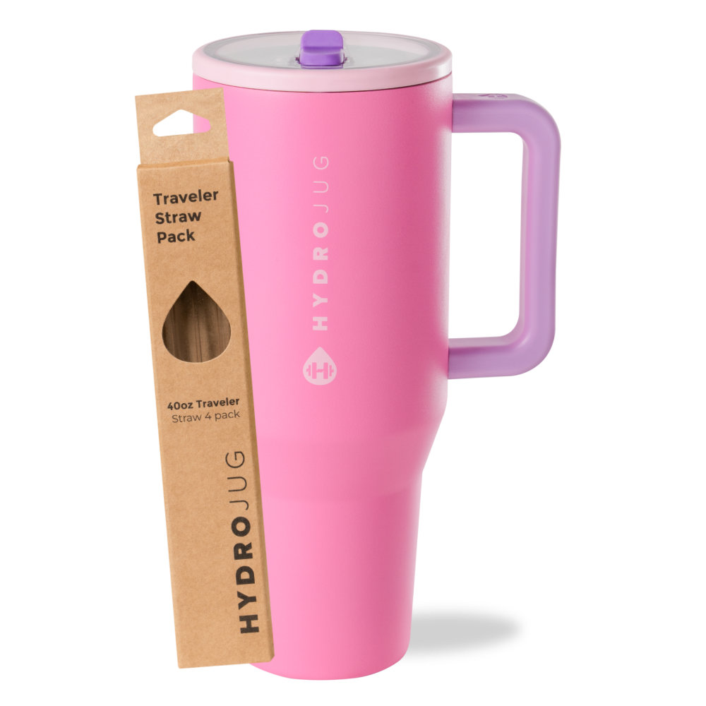Pink Sugar Traveler 40oz + Replacement Straw Pack