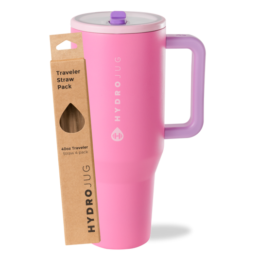Pink Sugar Traveler 40oz + Replacement Straw Pack