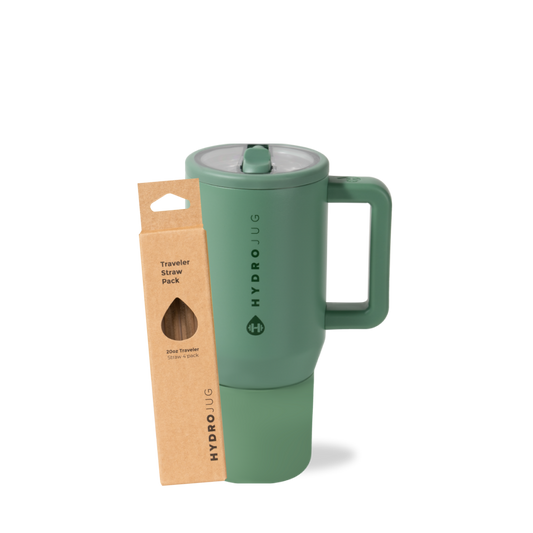 Sage Traveler 20oz + Replacement Straw Pack
